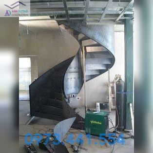 Mẫu Cầu Thang Đẹp Ánh Dương - CT06