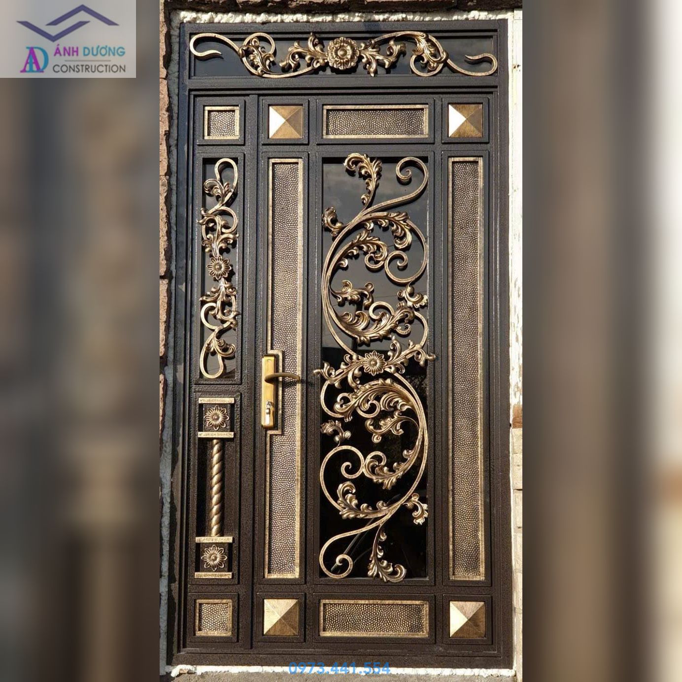 Mẫu Cửa Sắt Đẹp Ánh Dương - CS01